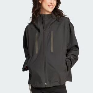 NWOT Adidas MYSHELTER RAIN.RDY Jacket in Black Size XS